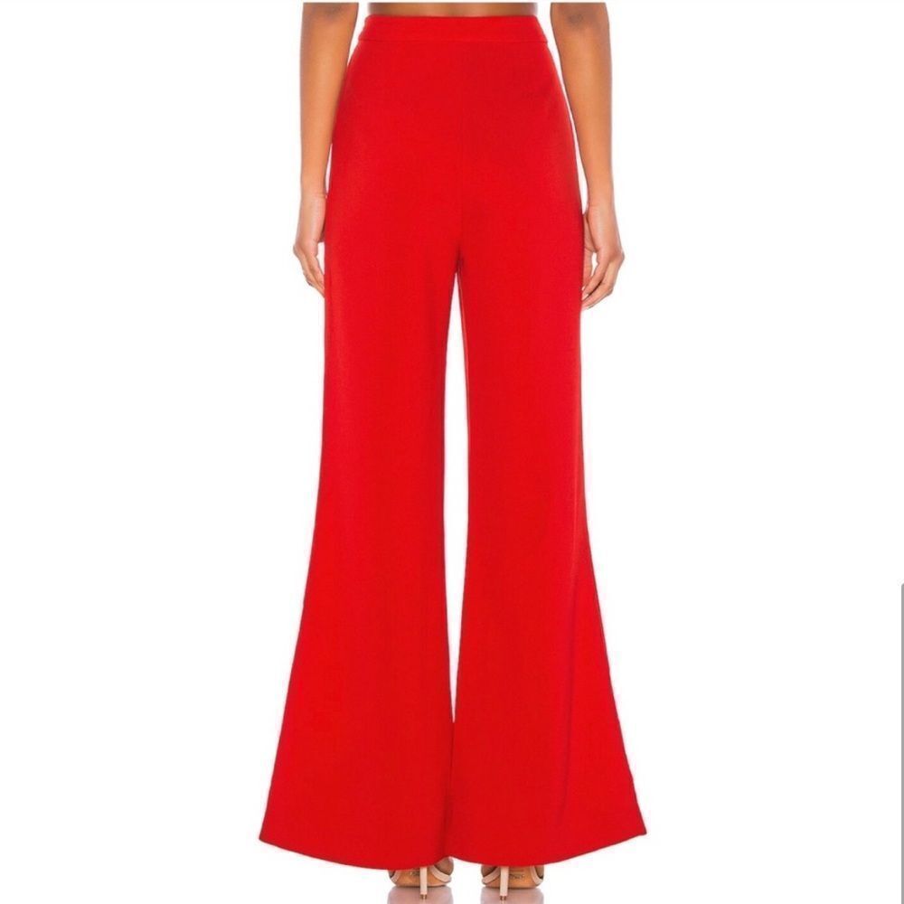 Likely James Wide Leg Pants Scarlet Red 12 NEW - Picture 4 of 13